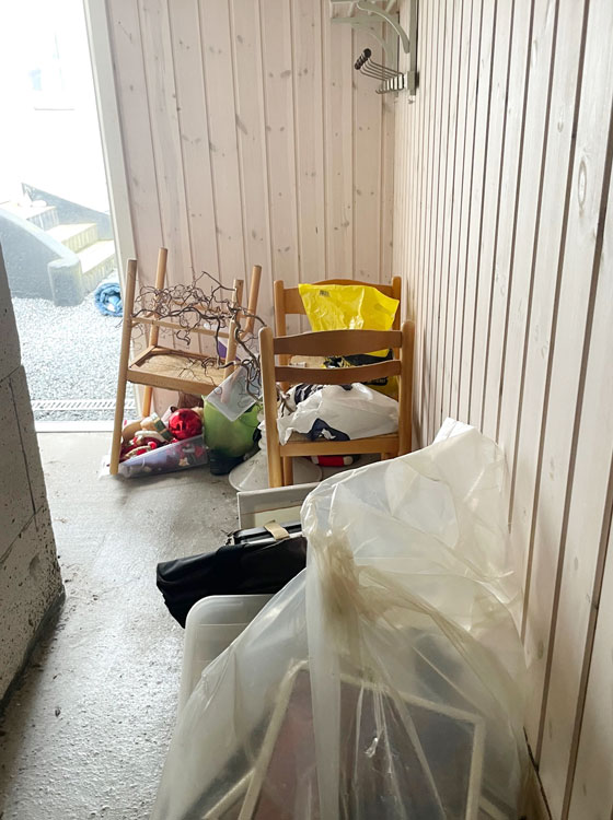 Pernilles julepynt i skuret